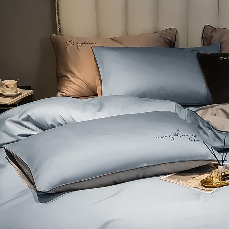 

Наволочка из 100% натурального хлопка, однотонная наволочка, высококачественная наволочка для здоровья, 2 шт., 48x75 см, наволочки королевского размера 48x75cm 2pcs