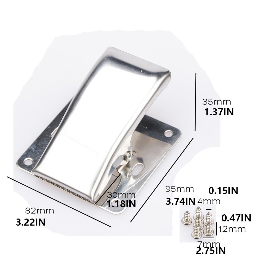 Deep-jaw Fish Tail Clip Wear-resistant Waterproof Cleaning Clamp Good Elasticity Fishes Fillet Clamps Clipboard