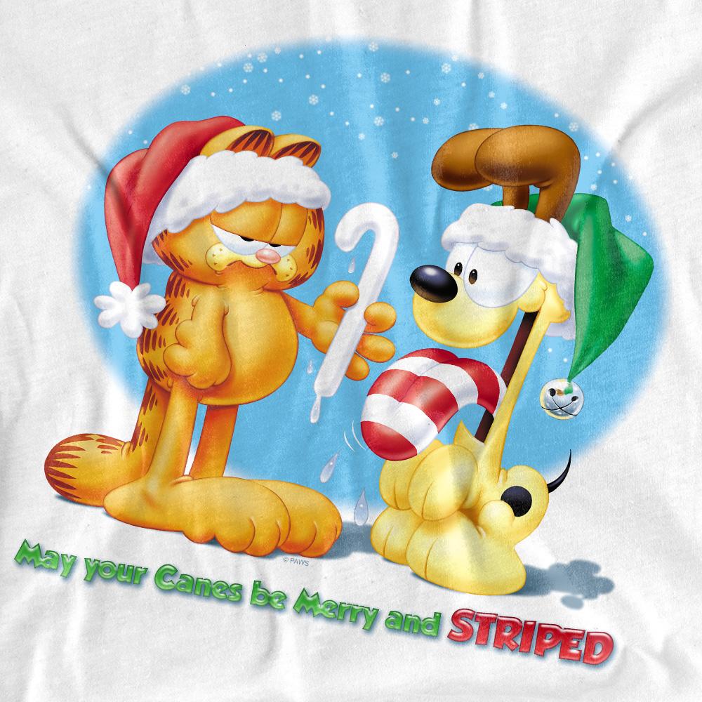 Garfield Unisex Vuxen Merry And Striped T-Shirt