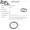 Motorcycle Exhaust Port Gaskets For Harley Big Twin Sportster 883 1200 FLHR FLHS Exhaust Pipe Header Gasket Kits Sealing O-Ring