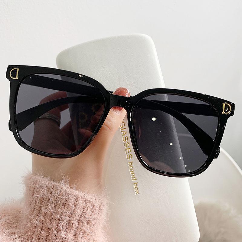 Fashion Square Sunglasses Women Brand Designer Vintage Sun Glasses Female Big Frame Gradient Retro Shades