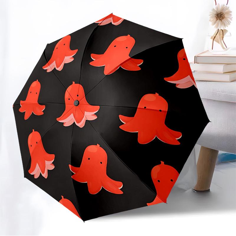 1pc Octopus Pattern Automatic Open/Close Umbrella, Formal Events - Ideal Gift for Family or Friends, Outdoor Accessory yy251211205