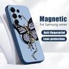 Colorful Skeleton Pattern Case For Samsung S26 Edge S25 FE S24 Plus S23 S22 Ultra A15 A16 A17 A35 A36 A37 A54 A55 A56 A57 5G Magnetic Matte Cover