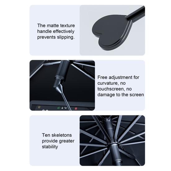 Windshield Sun Shade Umbrella UV Resistant Universal 360-Degree Rotation Car