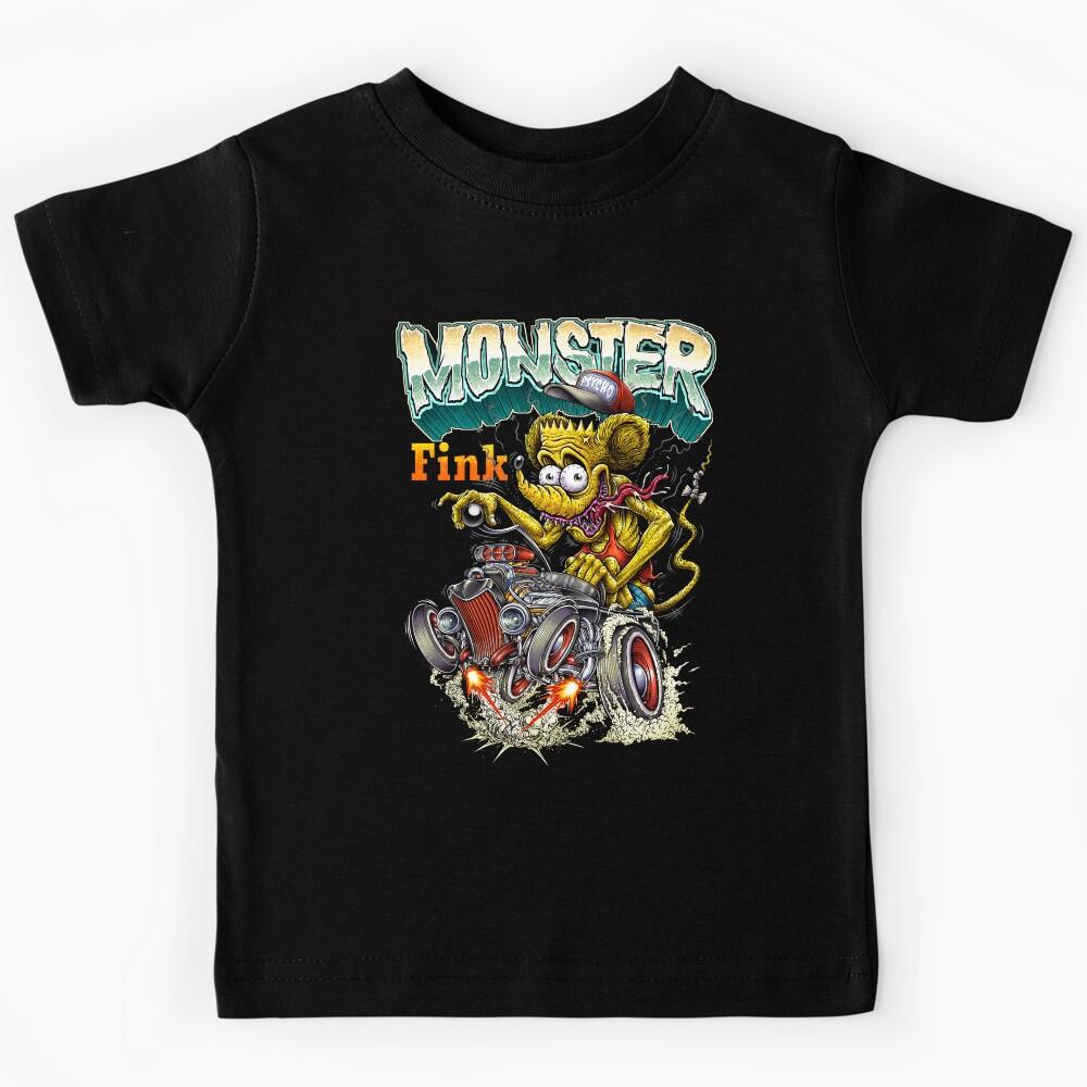 Monster Fink Dragster Hotrod  Kids T-Shirt 150