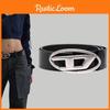 Cinto Fivela D Prata Retrô Vintage Para Homens E Mulheres Acessório Pu Elegante Para Jeans E Vestidos