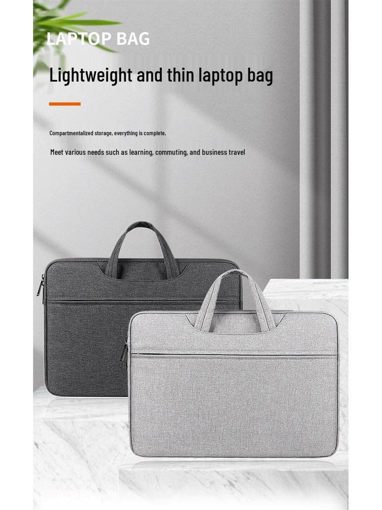 MacBook & Laptop Liner Bag for Apple, Huawei, Asus - Fits 13-15.6 inch, Ideal for Business Use