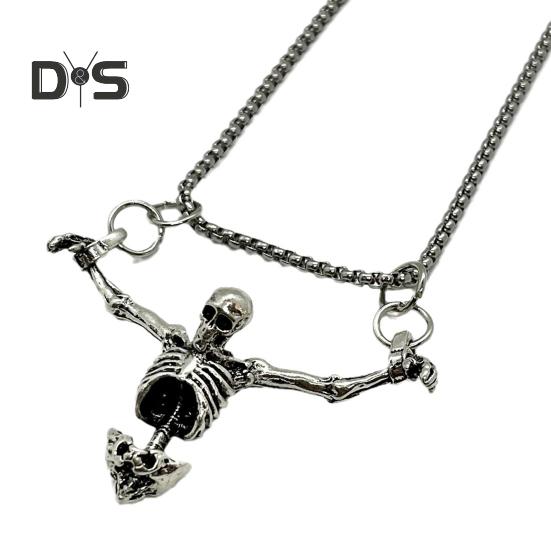 

Скелет автомобиля Висячие украшения Преувеличенная готика Винтаж Хип-хоп Панк Цинковый сплав Череп Ожерелье Авто Интерьер Зеркало заднего вида Скелет Очарование Skull