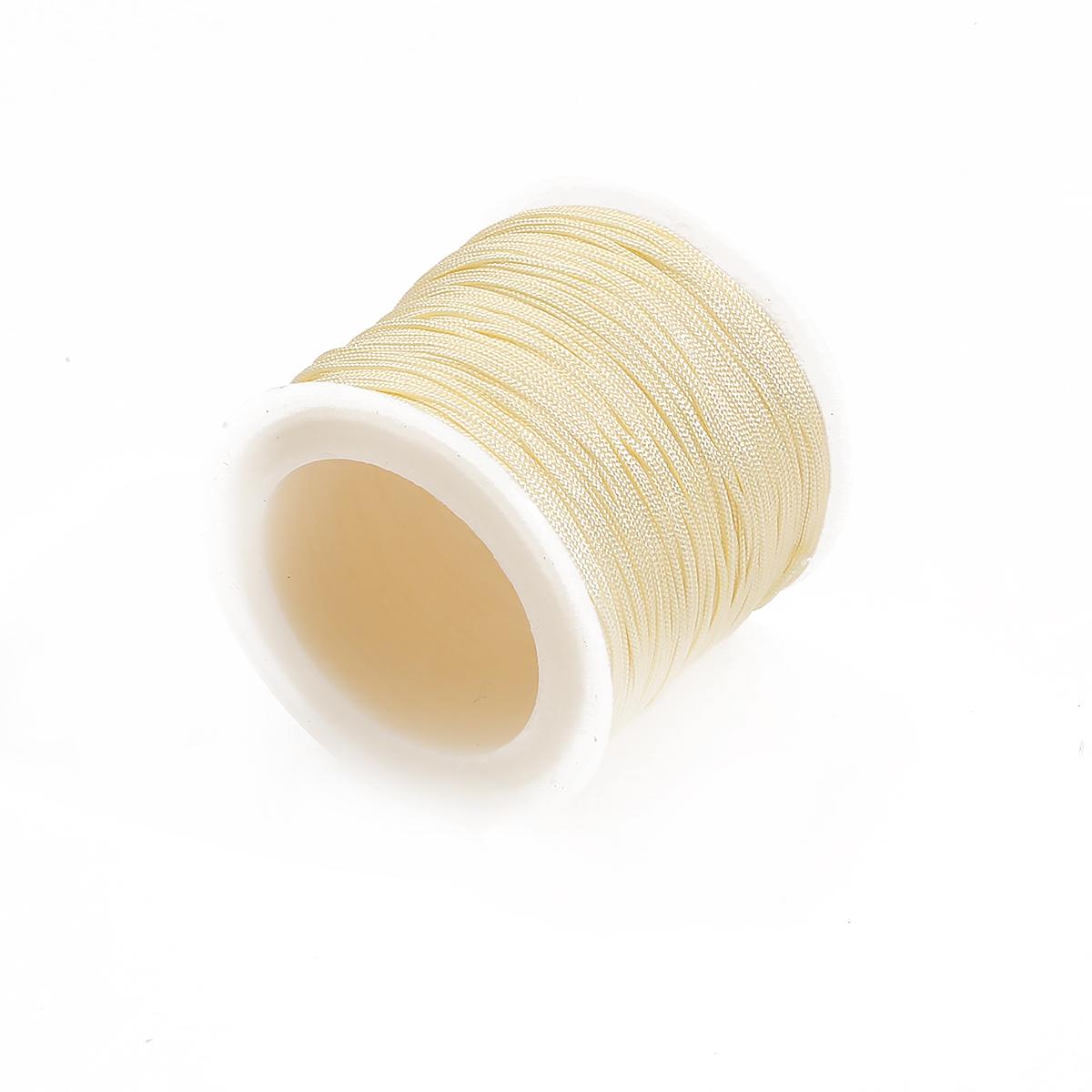 

50 м/лот 0,8 мм хлопковый шнур нейлоновый шнур нить DIY бисер плетеный браслет изготовление ювелирных изделий 25