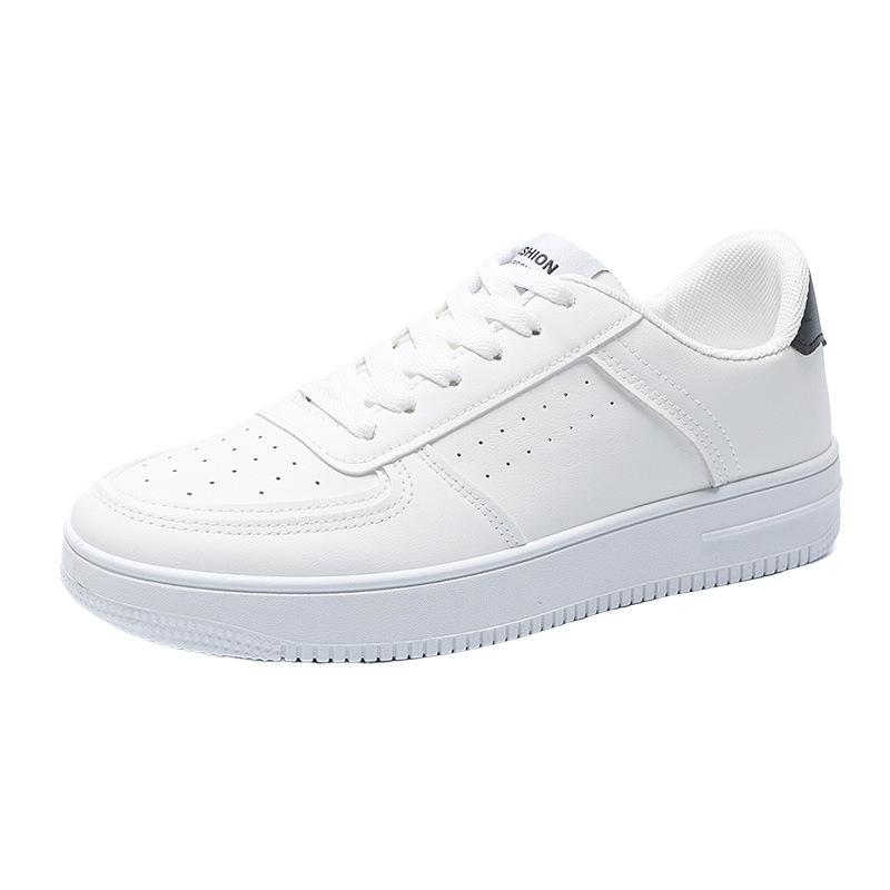 Autumn Men's Shoes Breathable Shoes Male Students Trend Versatile White Shoes Platform Sports Casual Board Shoes Trendy Shoes