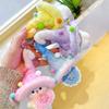 Colorful Delightful Plush Mushroom Keychain Adorable Fairy Bag Accessory For Kids