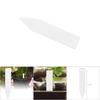 100 Pcs Plastic Flower Plant Name Gardening Stake Tag Label Marker (White)