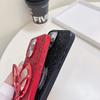 For iPhone 15 Pro Case Kickstand TPU+PC Phone Cover with Mirror