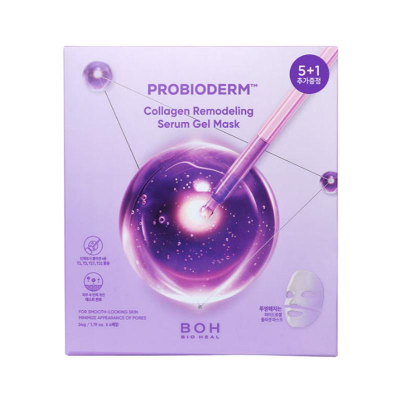 

BIOHEAL BOH Probioderm Collagen Remodeling Serum Gel Mask 5+1 Sheets