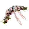 Pioenroos Kunstbloemen Slinger Bovenlicht Muur Decoratieve Bloemen Deurkrans