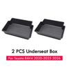 Auto-Aufbewahrungsbox unter dem Sitz für Toyota RAV4 2020-2025 2026 TPE Unter-Sitz-Aufbewahrungsbox Organizer-Schalen RAV4 Zubehör