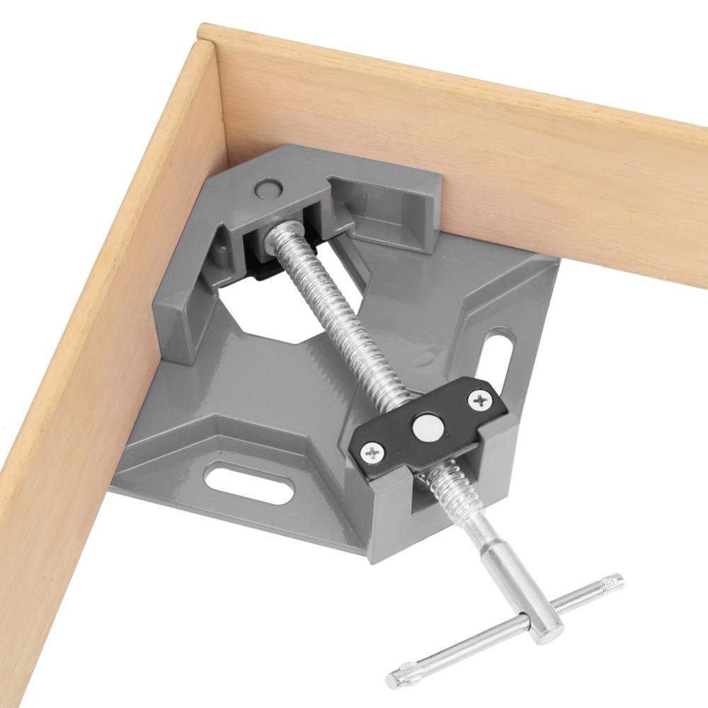 Aluminum Alloy Corner Clamp Adjustable Clamping Plates Quick Fixture Tool For Carpentry