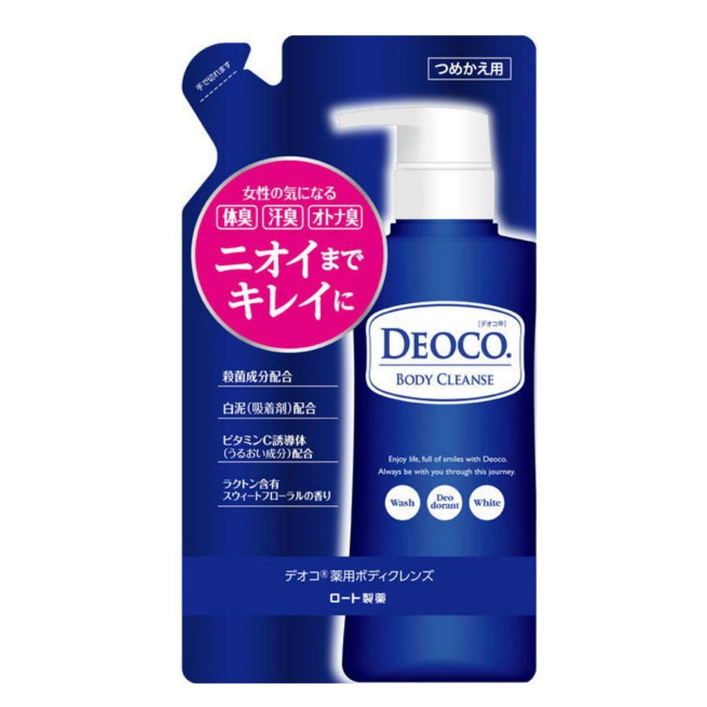 Of Deoco Medicated Deodorant Body Cleanse Refill 250mL Floral [Set 3] [Quasi-drug]