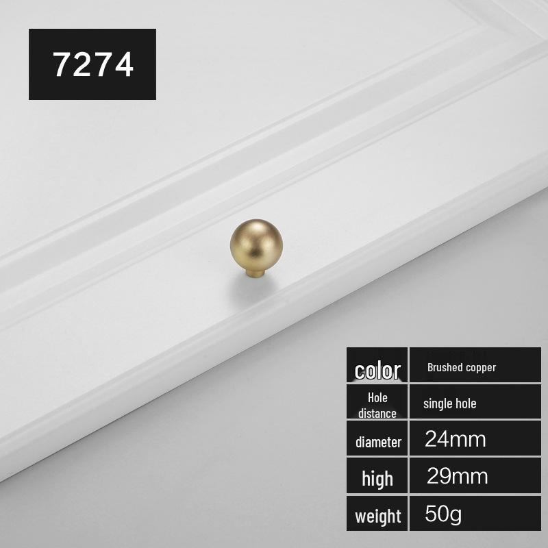 Modern Gold and Black Zinc Alloy Cabinet and Wardrobe Door Handles