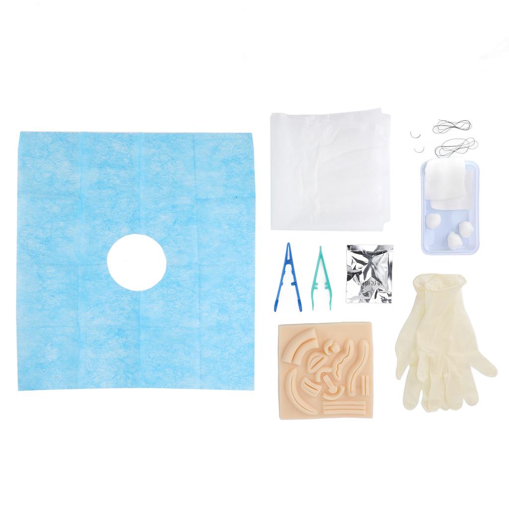 Laparoscopic Suture Simulation Pad with 3D Wounds Surgery Skill Training Reusable Laparoscopic Sutur