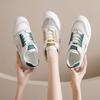 Mesh Breathable Little White Shoes Women's Ins Tide Summer 2025 New Versatile Thick-soled Lace-up Round Head Casual Board Shoes