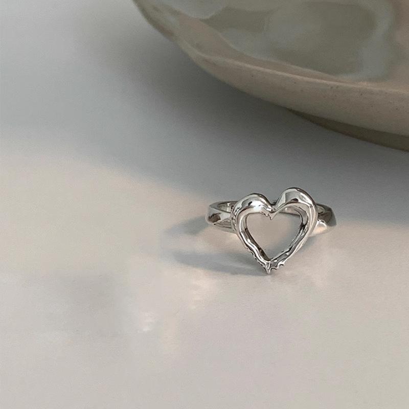 copper plated Ring for Women Girl Gift Flower Bow Love Combination Ins Niche Jewellery Dropship High Quality Durable Material