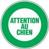 Disque - Attention Au Chien - D: 180 Mm