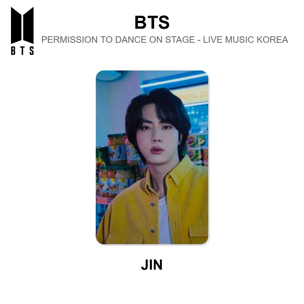 BTS אישור ריקוד על הבמה - קוריאה מוזיקה חיה קארד תמונה רשמי