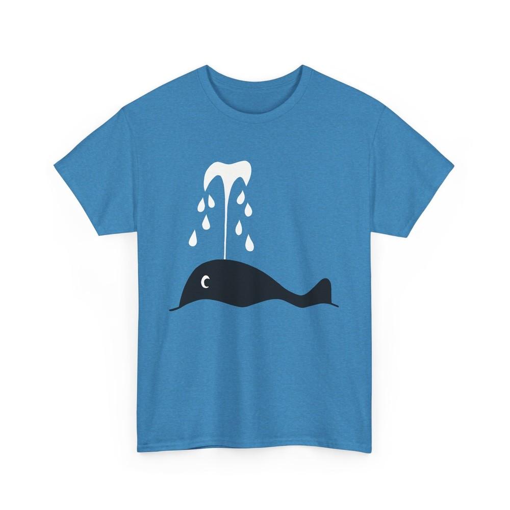 

1970s dick bruna whale illustration tshirt 4XL