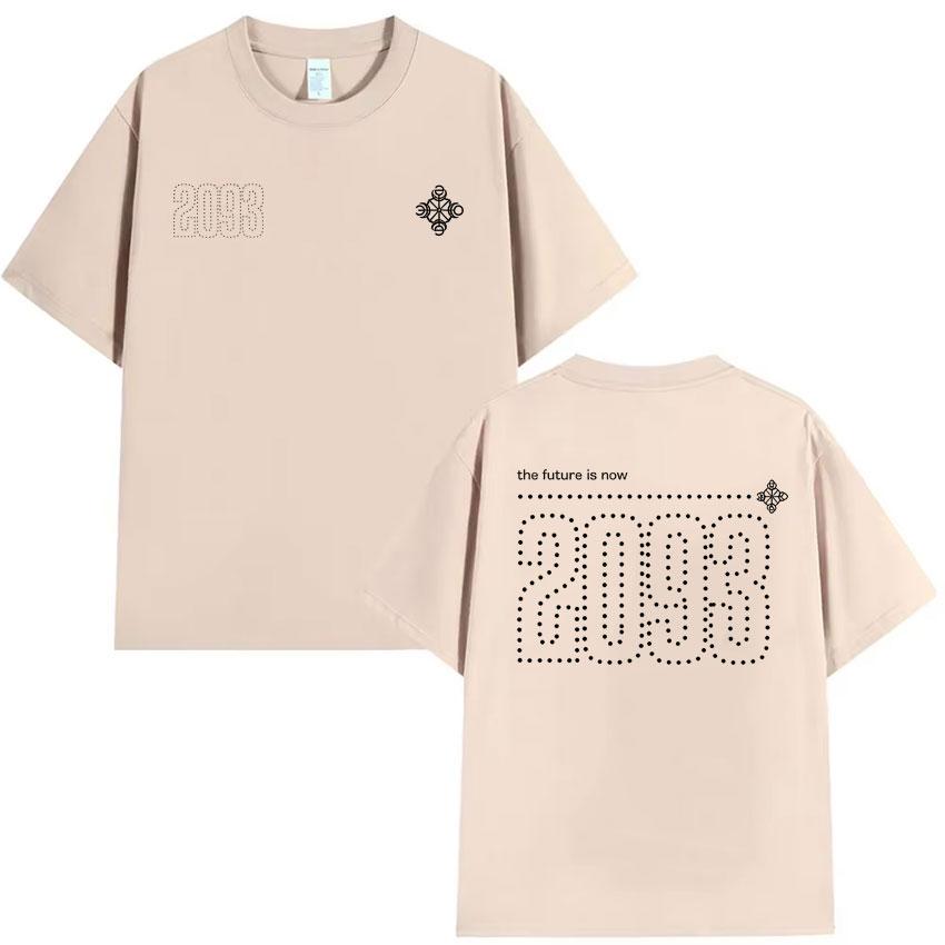 Rapper Yeat 2093 Grafisch Crewneck Print T-shirt Heren Hoge Kwaliteit Katoen Korte Mouwen Zomer Casual Oversized Comfortabel Y2K T-shirts