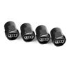 4Pcs Car Accessories 3D Metal Wheel Tire Valve Caps Auto Accessories For Audi S A4 B8 8P A3 A5 A6 C7 A1 A7 A8 Q2 Q3 Q5 Q7 Q8 TT