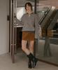 TILL I DIE Stripe Henry Sweatshirt [Tifa06Lt10]_Charcoal