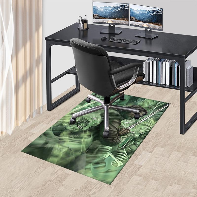 

Lord of the Rings Polyester Office Carpet Chair Mats, Home Decor Dormitory Floor Protector with Anti-Skid Backing, Large Area Coverage,Chris 60cm by 90cm