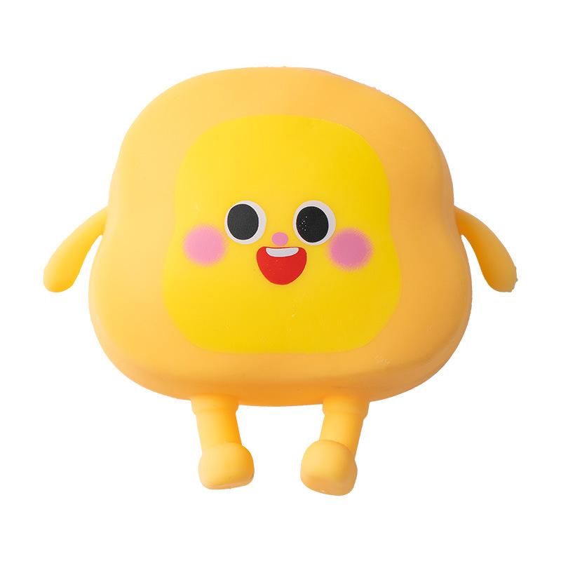 

Cute Cartoon Toast Bread Squeezy Toy Soft Stress Relief Toys Simulation Bread Slow Rebound Sensory Toys Creative Gifts