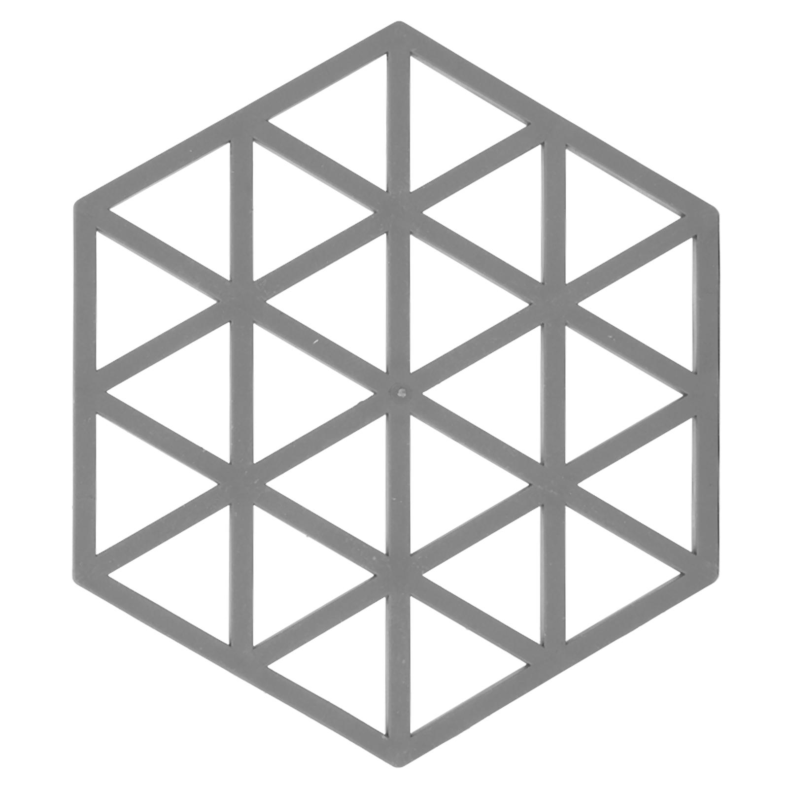 

Silicone Coasters Heat Insulation Soft Waterproof Nonslip Stable High Durability Table CoastersGrey серый