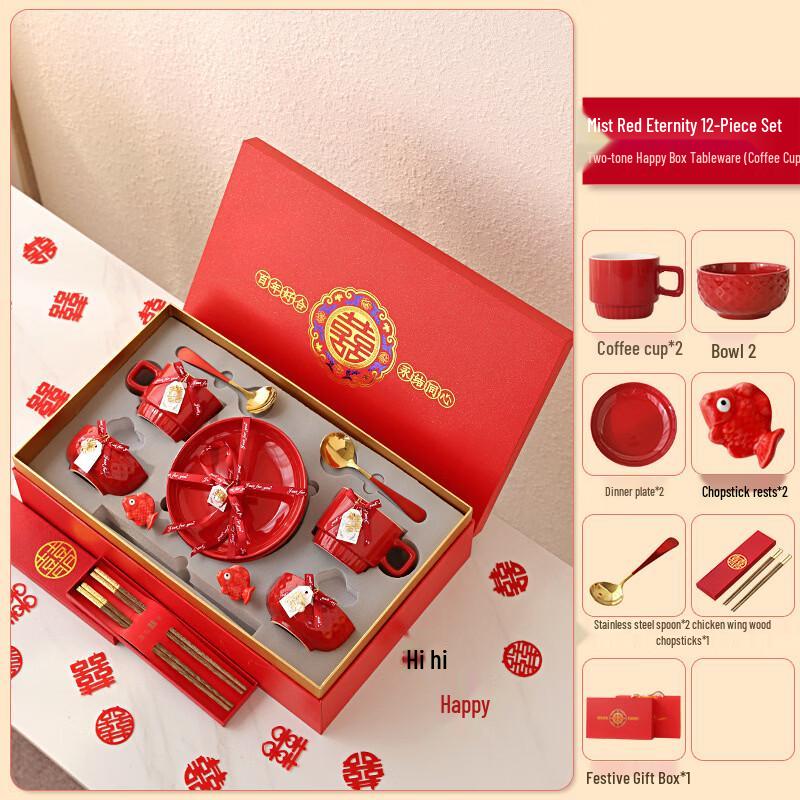Wedding Coffee Cup & Dinnerware Gift Set