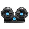 Portable Dual-Head USB Car Fan for Summer - Adjustable Mini Truck Fan