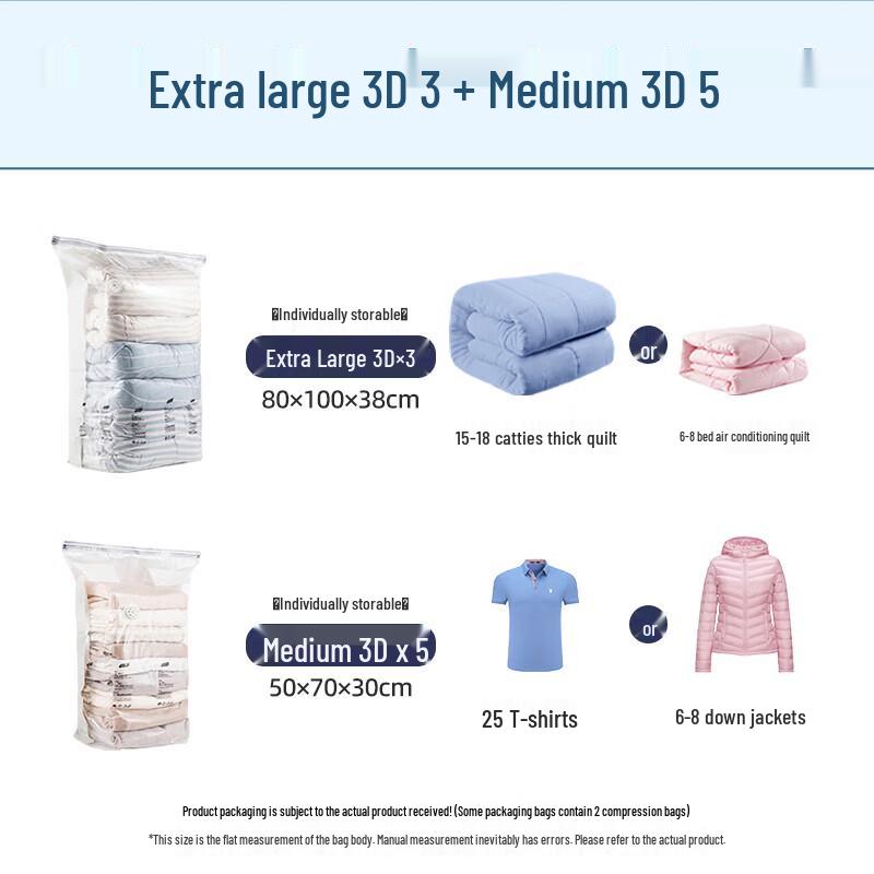 

Tali Vacuum Storage Bag 8-Piece Set