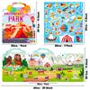 Children'S Playground Facilities Cognitive Concentration Cultivation Quiet Book Portable Jelly Sticker Book