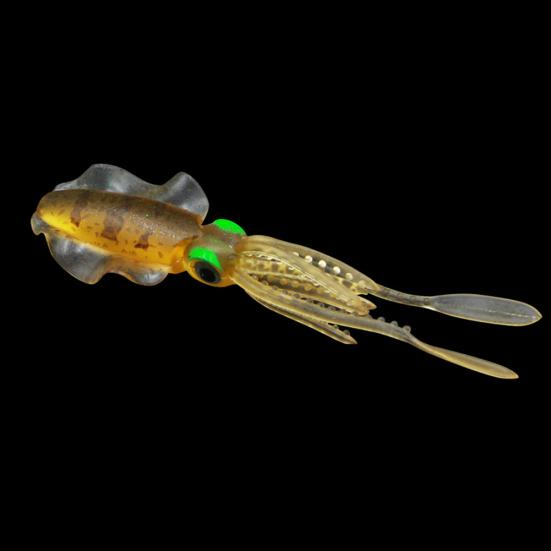 MUQZI Sports Accessory Artificial Squid Cuttlefish Shape Night Fishing Soft Lure Bait Tackle Accessory