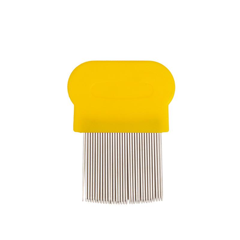 Comb Hair Lice Comb Brushes Terminator Fine Egg Dust Nit Free Removal Stainless Steel Comb Long Teeth Anti-slip Bands Dropship