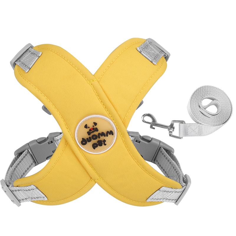 Newest French Bulldog Pet Harness and Leash Set for Small Medium Dogs Adjustable Puppy Dog Vest Harnesses Pug Mascotas Supplies