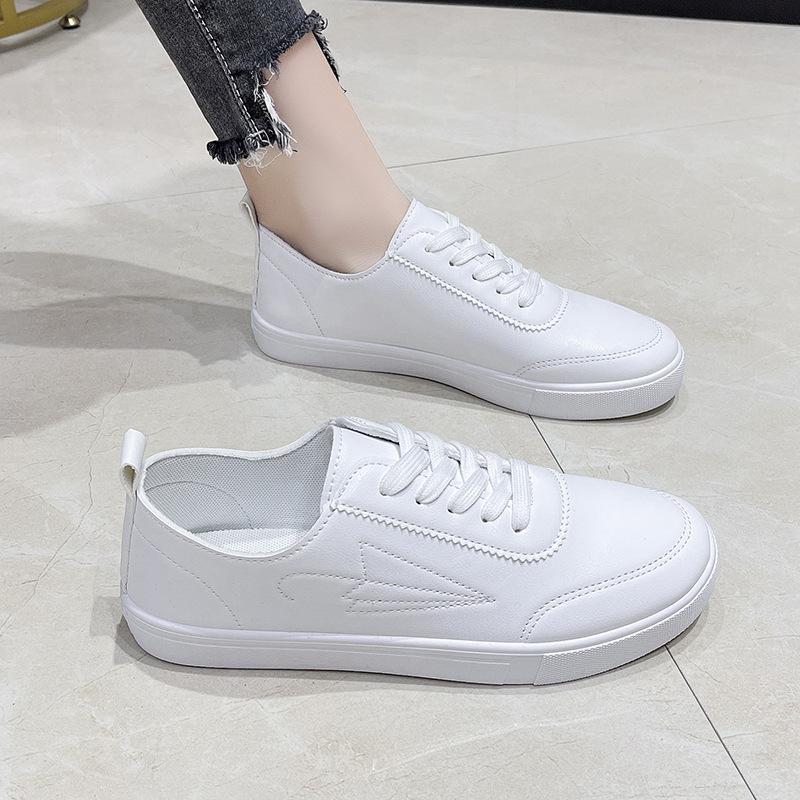 Early Spring Fashion Casual Sports Breathable Light White Shoes Women's Single Shoes