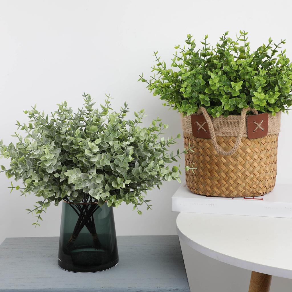 Simulation Green Plant Money Leaf Outdoor Home Wedding Decoration Artificial Flower Plastic Plant Ornaments