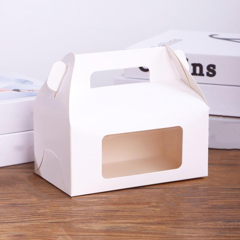 WTEMPO Clear Window Foldable Paper Gift Boxes Daily Items Dispaly Packaging Boxes Party Favor Decor Portable Universal Storage Boxes