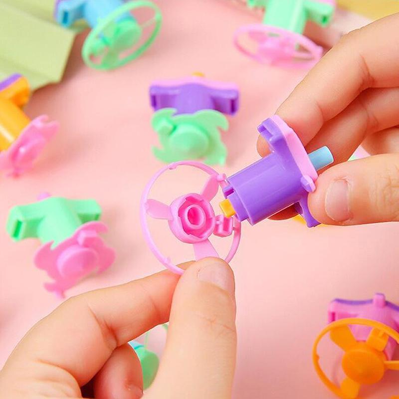 

10 шт. рождественский подарок мини-крутильный гироскоп вращающиеся игрушки детские подарки на день рождения награды для класса one size