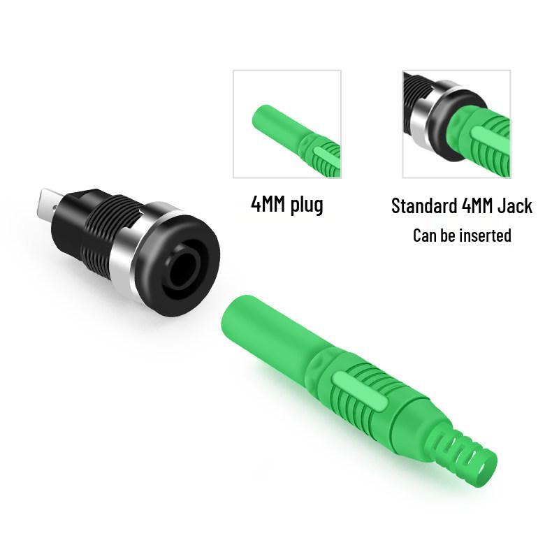 4mm Fully Insulated Safety Banana Plug: DIY Test Lead Solder Connector