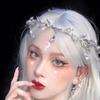 Temperament Metal Leaves Shape Headband Baroque Style Hair Hoop Bride Woman Spring Summer Wedding Party Headwear