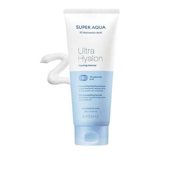 MISSHA (hp) Nettoyant moussant Super Aqua Ultra Hyalron 200 ml / (volonté)
