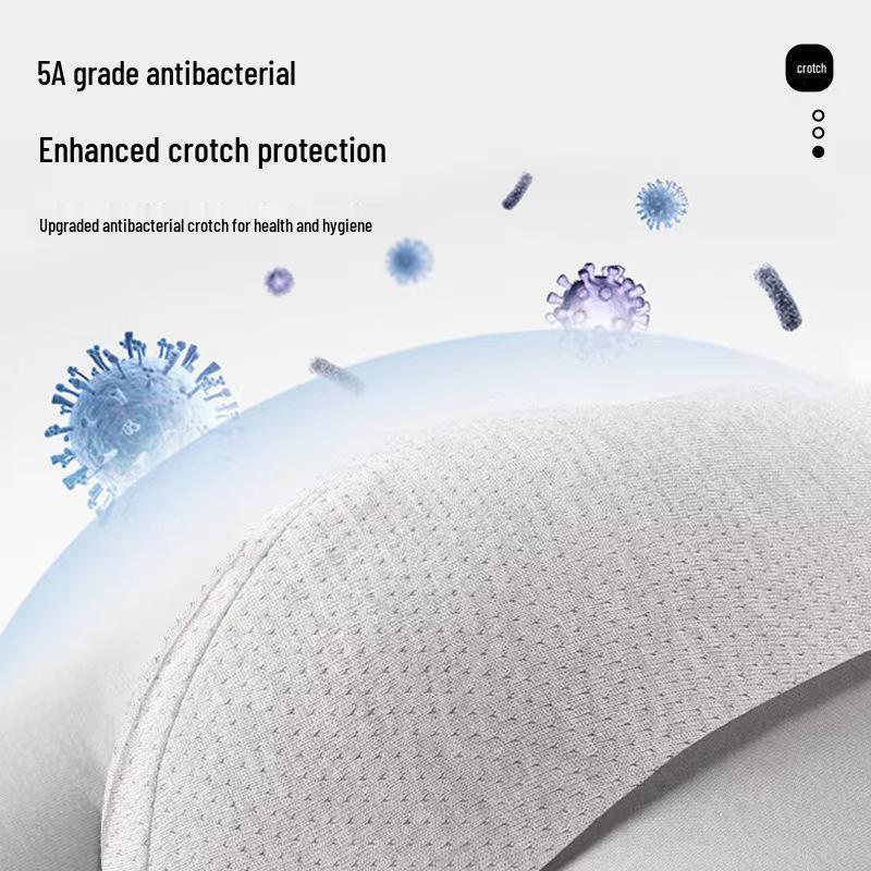 Men's Pure Cotton Summer Boxer Briefs - Thin Style, Widened Waistband, Comfortable, Breathable, Antibacterial, Class A.